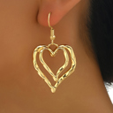 Gold Yaretzi Plated alloy Dangle Earrings