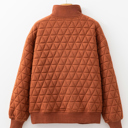  Yavita Half Zipped Loose Sweatshirt