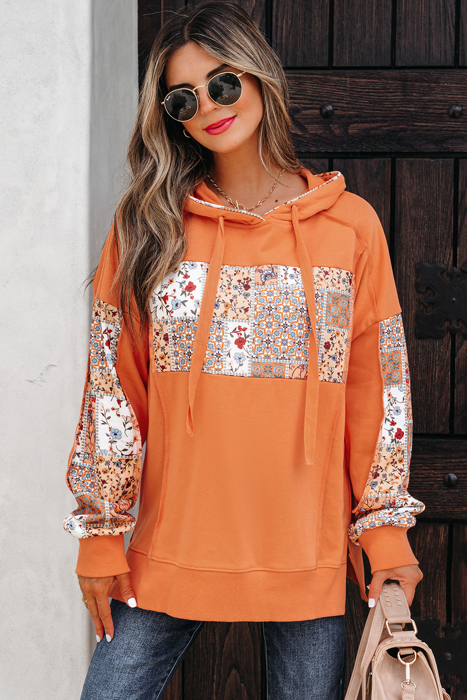 Yavita Half Zipped Loose Sweatshirt