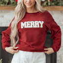  Yazara Graphic Corded Christmas Sweatshirt