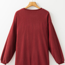  Yazara Graphic Corded Christmas Sweatshirt