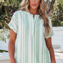  Yusra Short Sleeve Casual Blouse