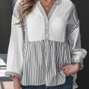  Zahra Bracelet Sleeve Babydoll Blouse