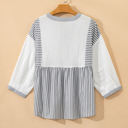  Zahra Bracelet Sleeve Babydoll Blouse