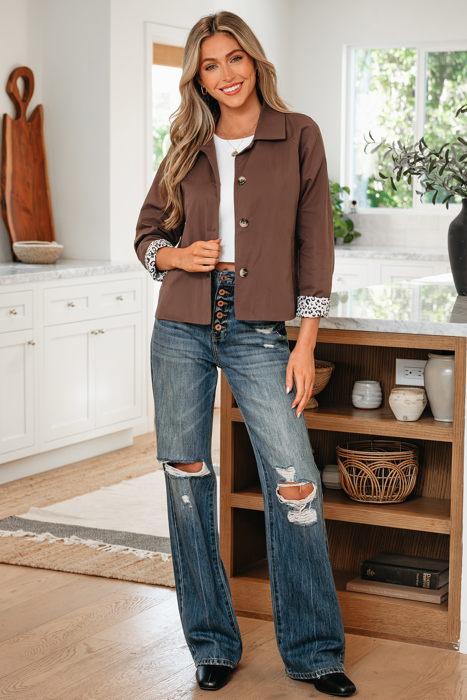 Zaniyah Liner Patchwork Chic Jacket