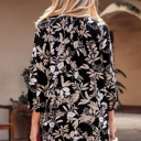  Zaria Print Loose Mini Dress