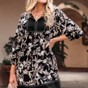  Zaria Print Loose Mini Dress