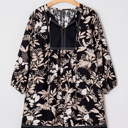  Zaria Print Loose Mini Dress