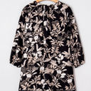 Zaria Print Loose Mini Dress