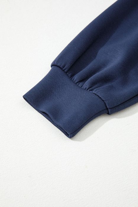 Zariyah Block Patchwork Drawstring Hoodie