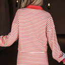  Zaylee Collared Drop Shoulder Pullover