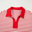  Zaylee Collared Drop Shoulder Pullover