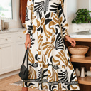  Zaylee Sleeve Ruffle Hem Dress