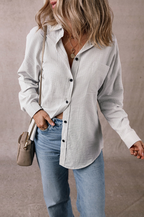 Zazita Tab Sleeve Long Shirt