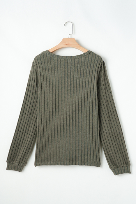 Zelda Rib Textured Knit Top