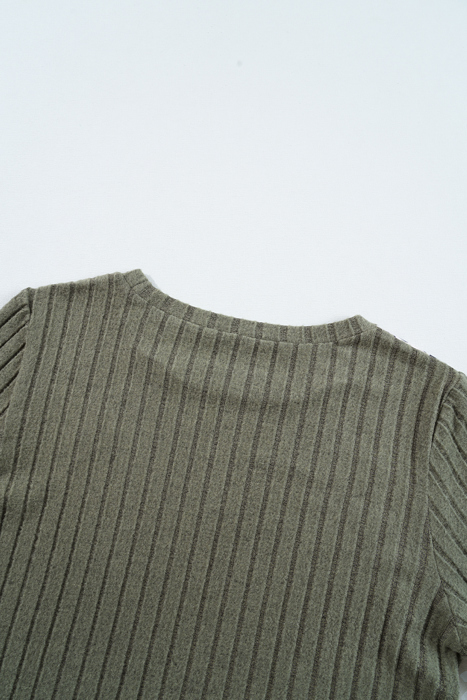 Zelda Rib Textured Knit Top