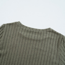  Zelda Rib Textured Knit Top
