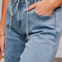  Zoe Medium Wash Super Wide Leg Denim Pants