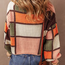  Zoey Waffle Knit Drawstring Mock Neck Sweater