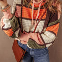  Zoey Waffle Knit Drawstring Mock Neck Sweater