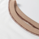  Zyla Contrast Stitching Oversize Sweatshirt