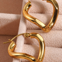  Zyla Spiral Stainless Steel Earrings