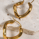  Zyla Spiral Stainless Steel Earrings