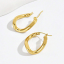  Zyla Spiral Stainless Steel Earrings