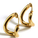  Zyla Spiral Stainless Steel Earrings