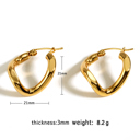  Zyla Spiral Stainless Steel Earrings