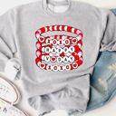  Happy V-day Beaded Bracelets Graphic Sweatshirt