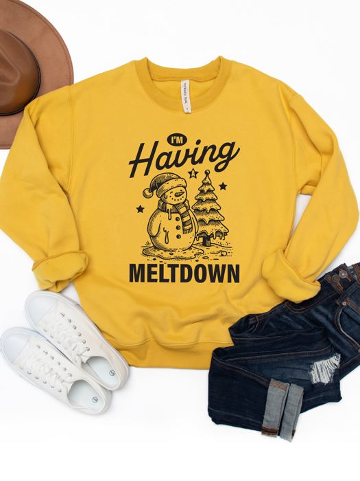 I’m Having A Meltdown Graphic Sweatshirt