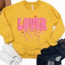  Lover Bow Graphic Sweatshirt