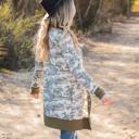  Camo Snap Front Cleo Cardigan Regular price