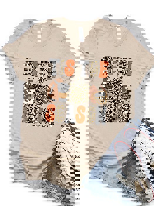 Tis The Season Fall Football Graphic Tee