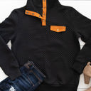 Black Small Kennedy Quilted Pullover