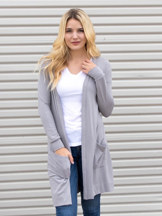 Long Pocket Cardigan