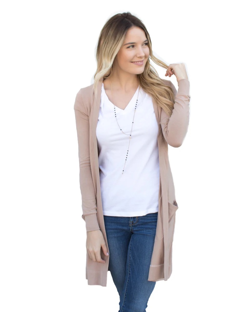 Long Pocket Cardigan