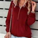 Red XL Quilted Quarter Zip Pullover