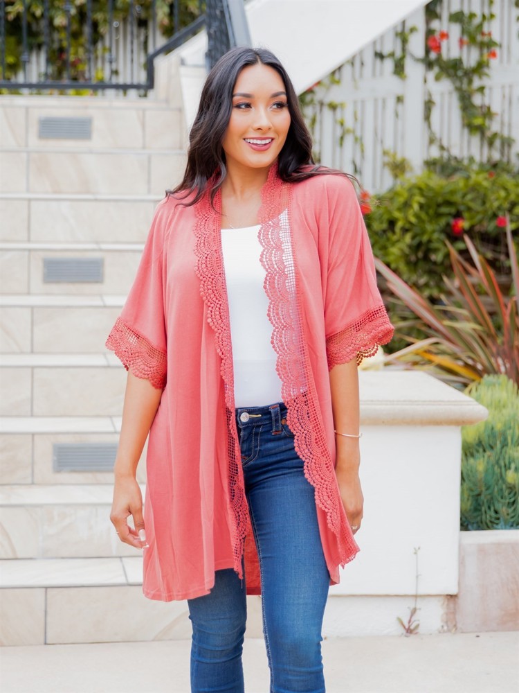 Sparrow Lace Kimono