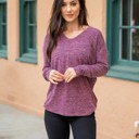 Purple Small Lightweight Aliah Sweater