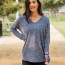 Blue Small Lightweight Aliah Sweater