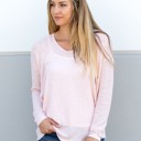 Small Pink Lightweight Knit Sweater