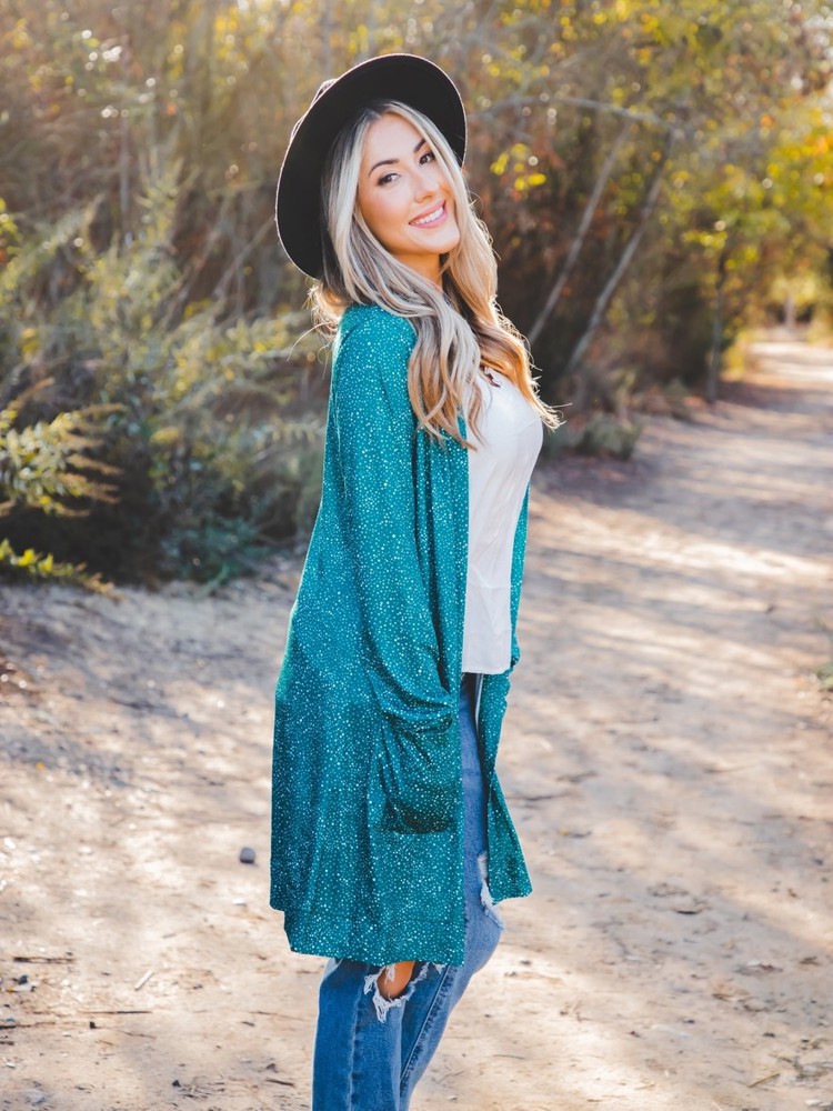 Alisha Patterned Cardigan