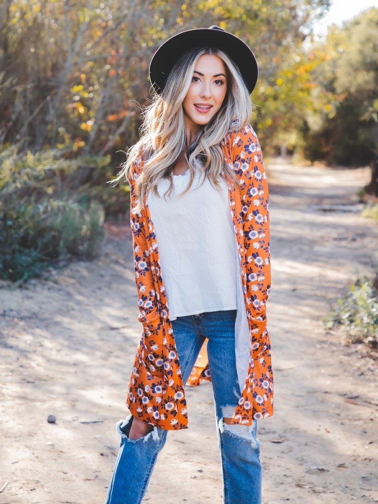 Alisha Patterned Cardigan