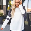 Dark Gray Small Colorblock Sleeve Raglan Alexa Top