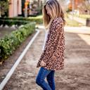 Small Brown The Adley Cardigan