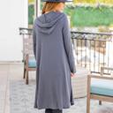 Gray XL Perla Long Cardigan