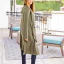 Green Large Perla Long Cardigan