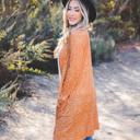 Orange Dot Small Alisha Patterned Cardigan